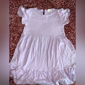 Crewcuts Purple Ruched Tiered Sundress